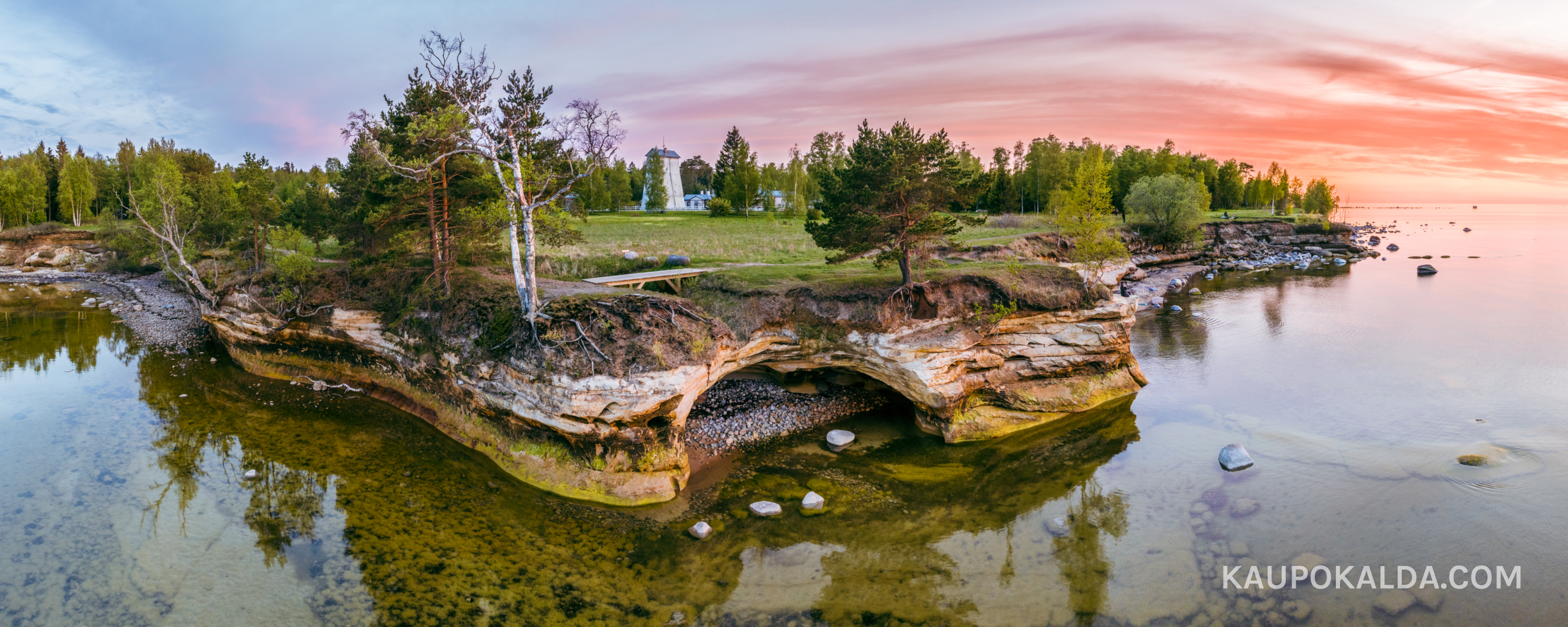 Suurupi pank loojangus