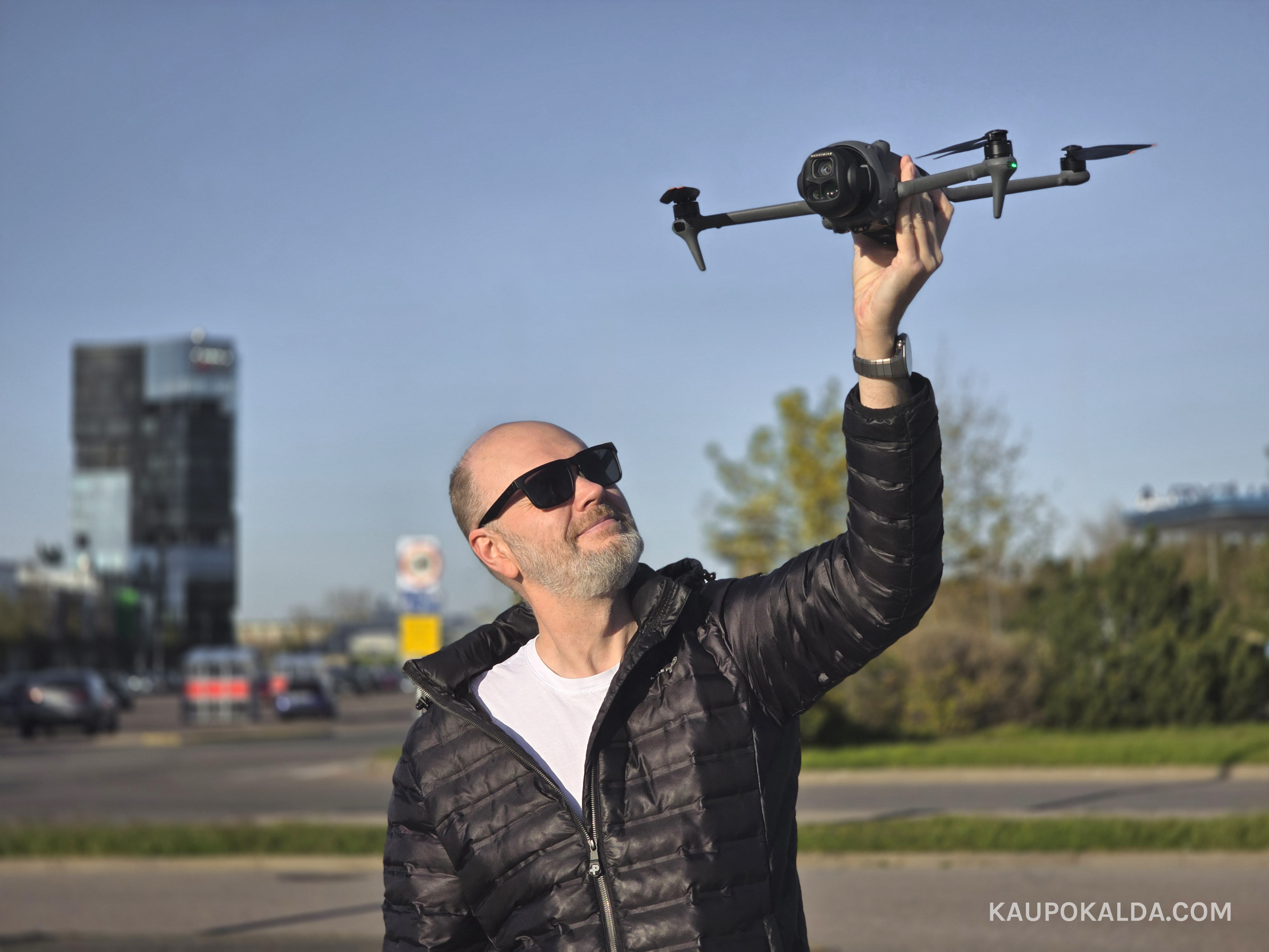 Kaupo Kalda ja Dji Mavic 4 Pro